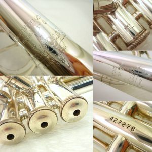 トランペット バック ストラディバリウス ケース付 Bach Stradivarius 37G ワンオーナー シリアル427278 白蝶貝 ELKHART エルクハート 必見