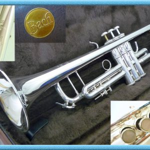 トランペット バック ストラディバリウス ケース付 Bach Stradivarius 37G ワンオーナー シリアル427278 白蝶貝 ELKHART エルクハート 必見